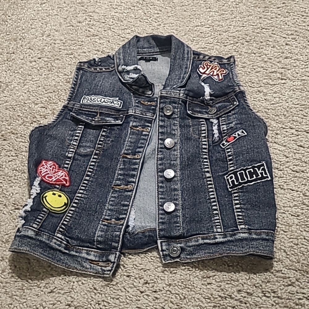 Jean vest / vest de mahon o mezclilla